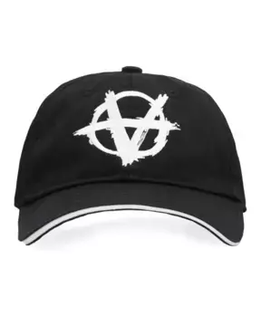 Хлопковая бейсболка Vetements, черный