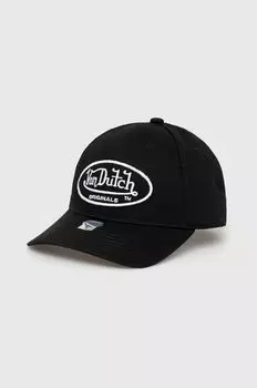 Хлопковая бейсболка Von Dutch, черный