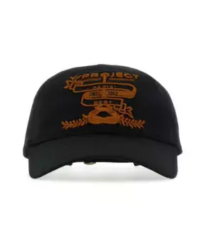 Хлопковая бейсболка Y/Project, черный