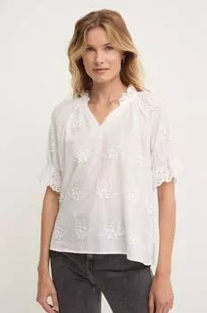 Хлопковая блузка Answear Lab, белый