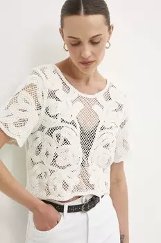 Хлопковая блузка Answear Lab, белый