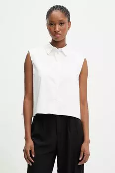 Хлопковая блузка Answear.Lab, белый
