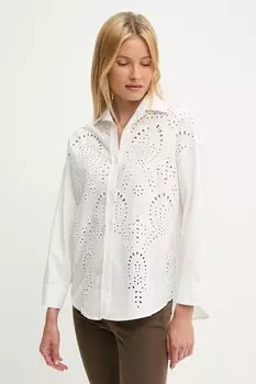 Хлопковая блузка Answear.Lab, белый