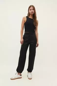 Хлопковая блузка без рукавов Stradivarius, белый