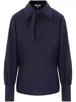 Хлопковая блузка CHLO, синий