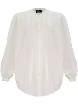 Хлопковая блузка ETRO, белый