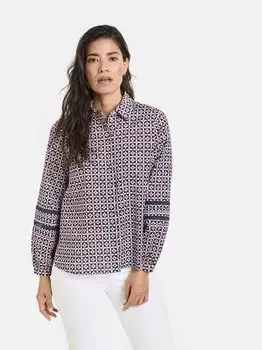 Хлопковая блузка Gerry Weber, синий
