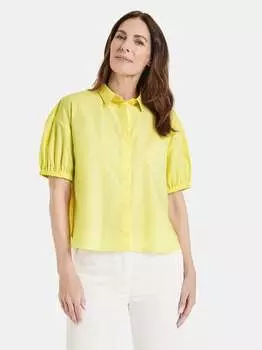 Хлопковая блузка Gerry Weber, желтый