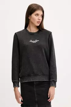 Хлопковая блузка Guess Jeans, черный