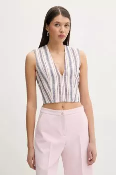 Хлопковая блузка Iro, бежевый