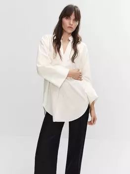 Хлопковая блузка Mango Louisa, белая