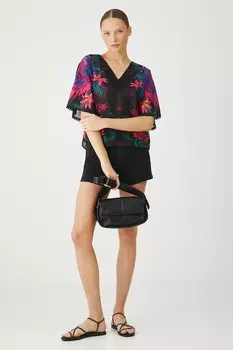 Хлопковая блузка Medicine, черный