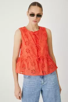 Хлопковая блузка Medicine, оранжевый