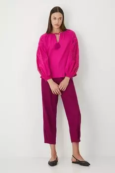 Хлопковая блузка Medicine, розовый