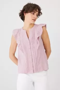 Хлопковая блузка Medicine, розовый