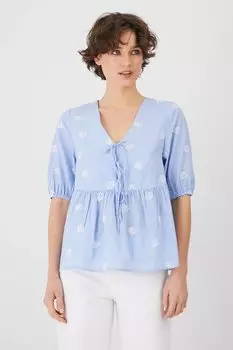 Хлопковая блузка Medicine, синий