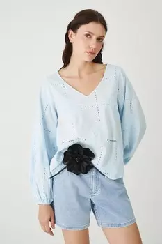 Хлопковая блузка Medicine, синий