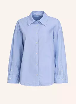 Хлопковая блузка оверсайз True Religion, синий