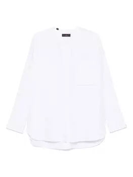 Хлопковая блузка Peuterey, белый