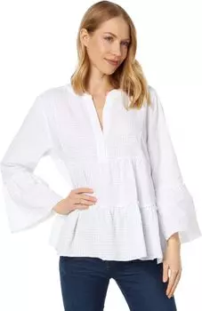 Хлопковая блузка Reese Ella Dylan by True Grit, белый