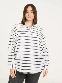 Хлопковая блузка Samoon, белый