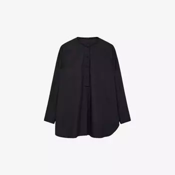Хлопковая блузка свободного кроя botha Joseph, черный