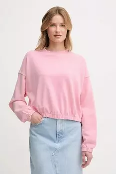 Хлопковая блузка United Colors Of Benetton, розовый