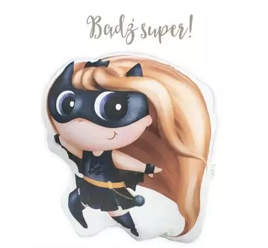 Хлопковая детская подушка BATWOMAN BabySteps