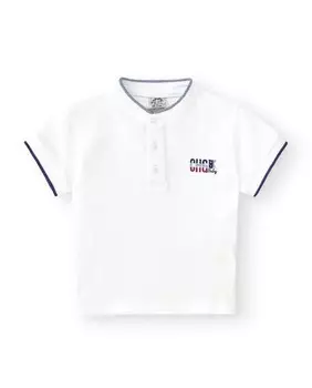 Хлопковая детская рубашка-поло Charanga, белый