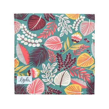 Хлопковая дорожка, пропитанная смолой, с рисунком - Лавана Lisola, цвет Verde Bosco