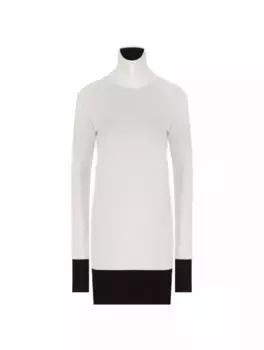 Хлопковая двуслойная водолазка Y’s, белый