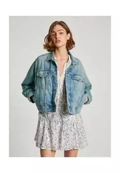 Хлопковая джинсовая куртка для женщин Pepe Jeans, цвет 000 Denim