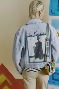 Хлопковая джинсовая куртка Medicine, синий