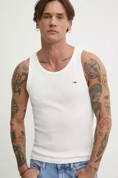 Хлопковая футболка 2 шт Tommy Jeans, бежевый