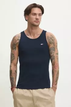 Хлопковая футболка 2 шт Tommy Jeans, темно-синий