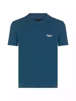 Хлопковая футболка 4G Givenchy, синий