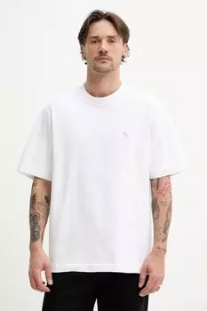 Хлопковая футболка Abercrombie & Fitch, белый