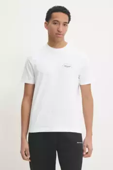 Хлопковая футболка Abercrombie & Fitch, белый