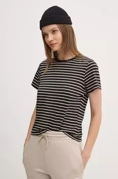 Хлопковая футболка Abercrombie & Fitch, черный