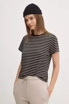 Хлопковая футболка Abercrombie & Fitch, черный