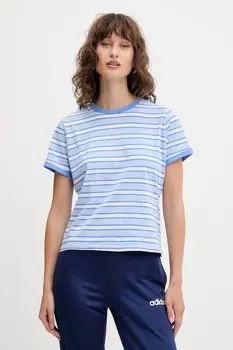 Хлопковая футболка Abercrombie & Fitch, синий