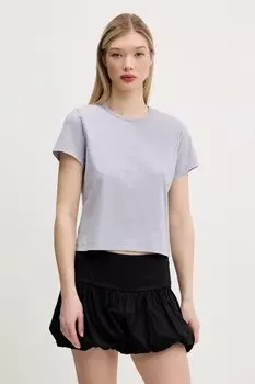 Хлопковая футболка Abercrombie & Fitch, синий