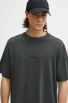 Хлопковая футболка Abercrombie & Fitch, зеленый