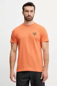 Хлопковая футболка Adak Picture, оранжевый