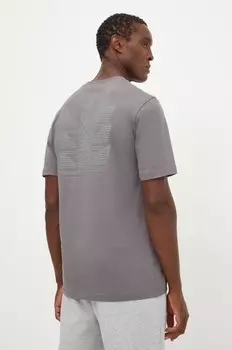 Хлопковая футболка Adicolor adidas Originals, серый