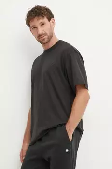 Хлопковая футболка adidas Originals, черный