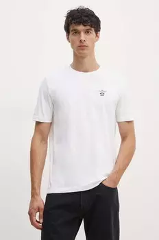 Хлопковая футболка Aeronautica Militare, белый