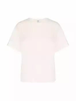 Хлопковая футболка Agolde, белый