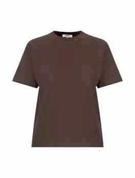 Хлопковая футболка Agolde, серый