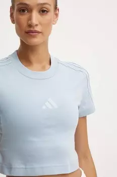 Хлопковая футболка All SZN adidas, синий